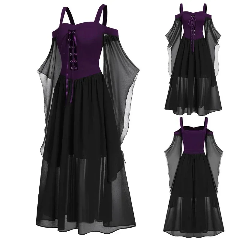 Medieval Renaissance Dress Women - Nouvelle robe de sorcière médiévale pour