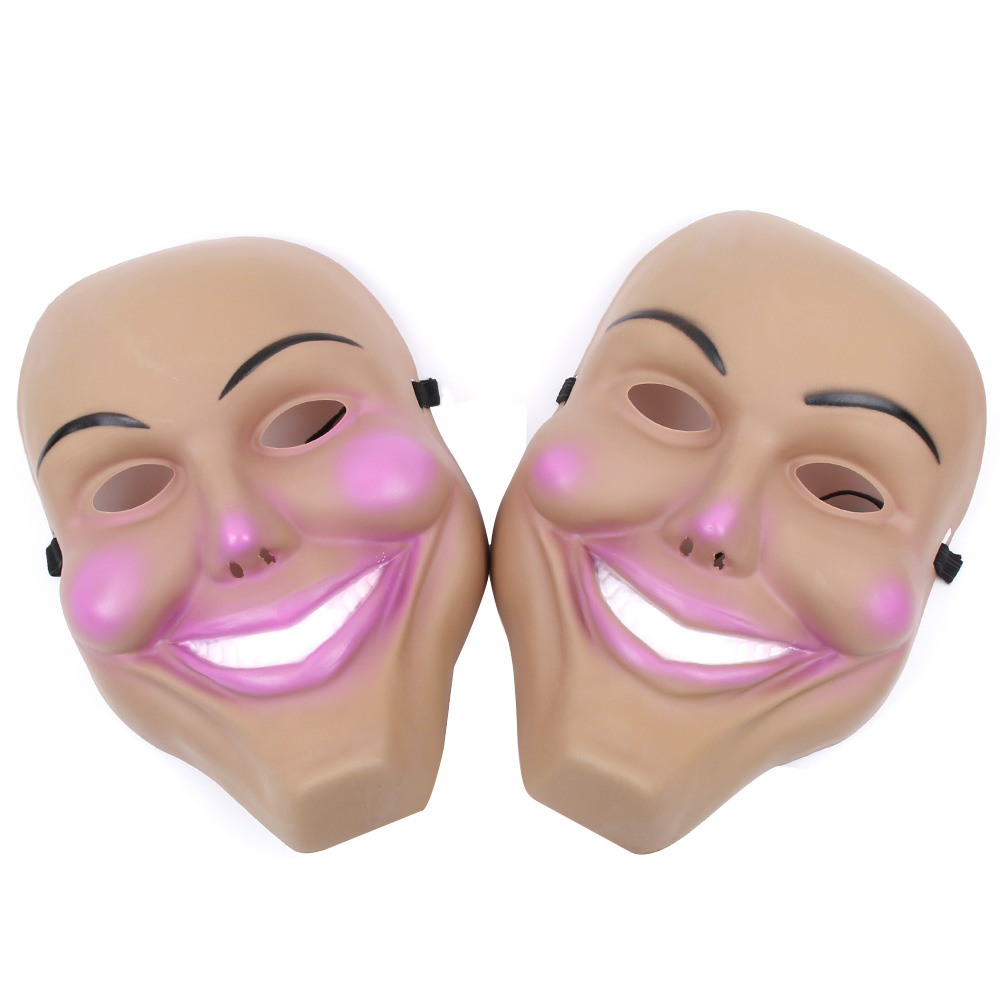 Led Purge Mask Halloween - Masque pour les yeux souriant The