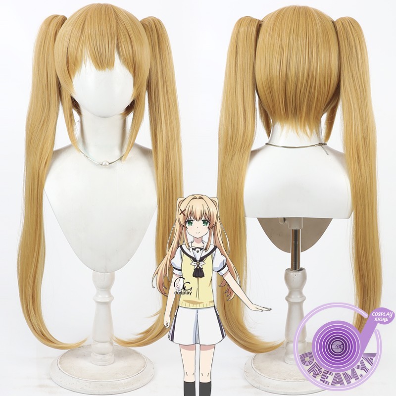 Anime Cosplay Wig Heat Resistant - Tsumugi Wenders Cosplay perruque été poches