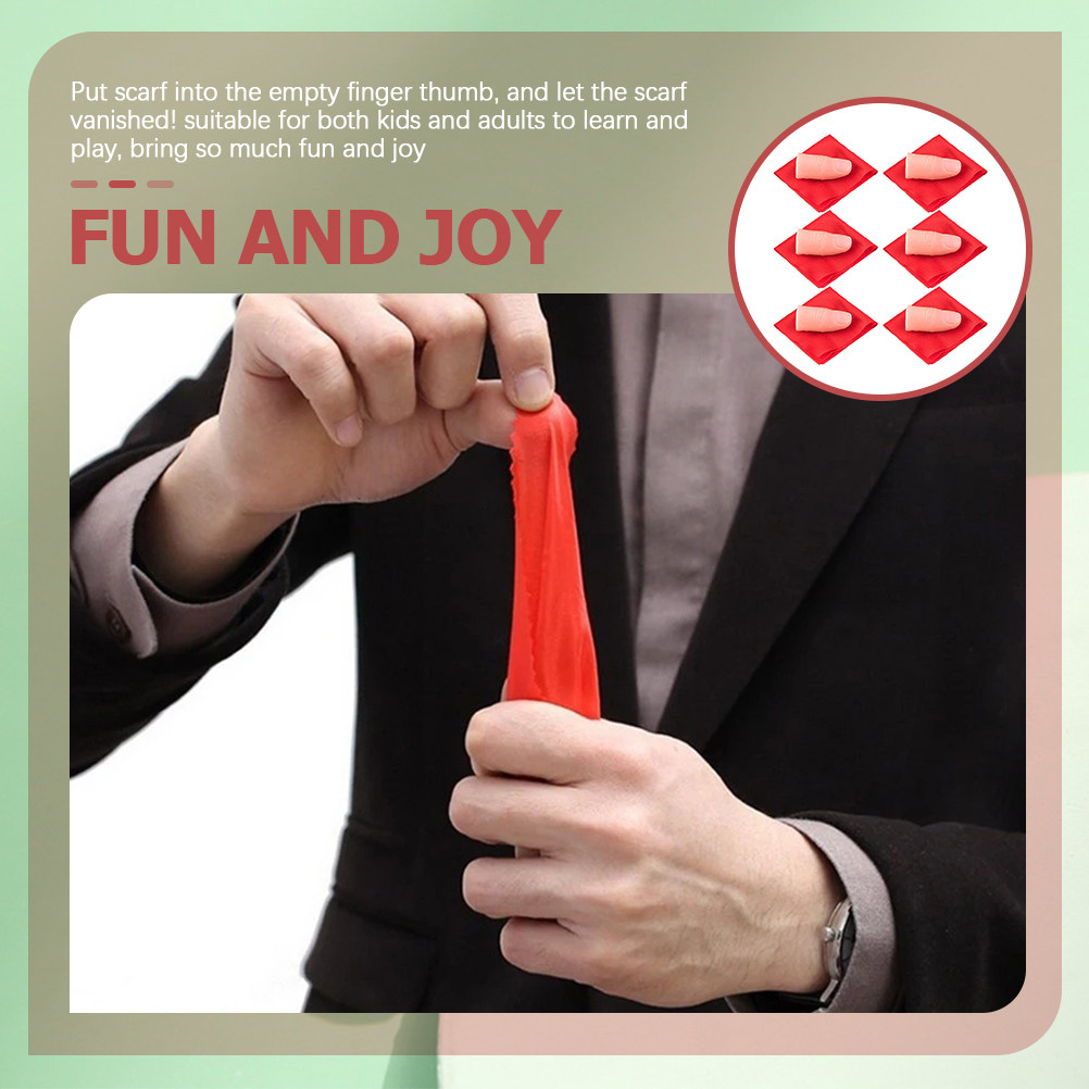 Thumb Tip Magic Trick Set - Ensemble de 6 accessoires pour un