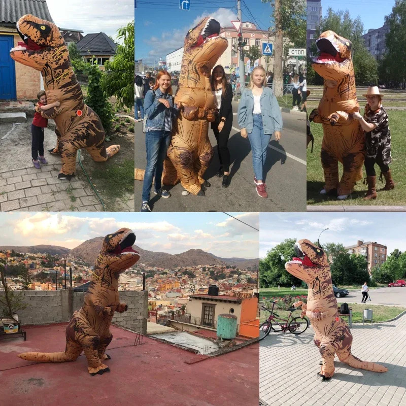 Costumes de dinosaure Anime po - Inflatable Dinosaur Costume Adult avis et prix