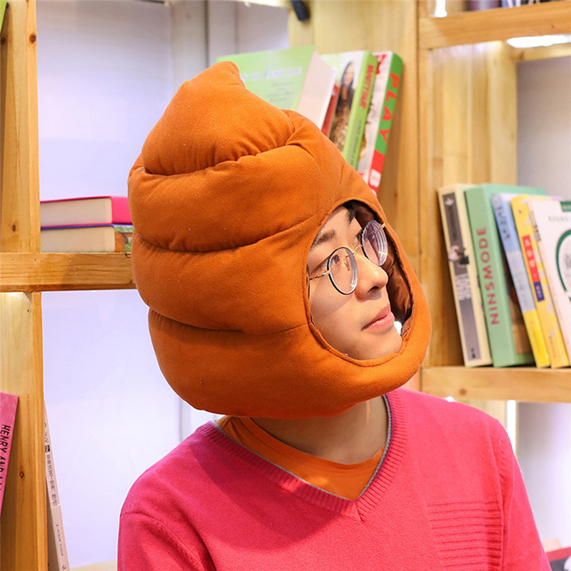 Chapeau en peluche en forme de - Fake Poop Gag Gift avis et prix
