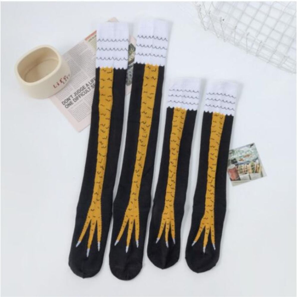 Chaussettes hautes jetables en - Funny Chicken Leg Socks avis et prix