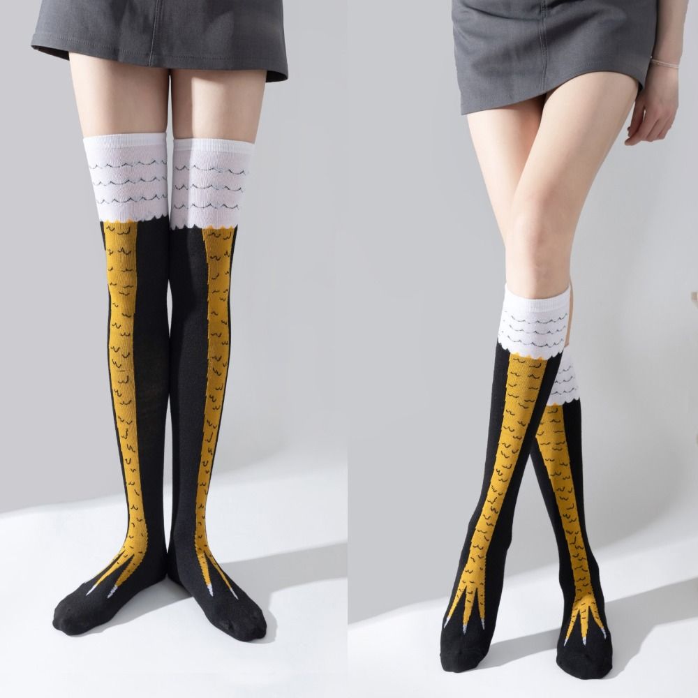 Chaussettes hautes jetables en - Funny Chicken Leg Socks avis et prix