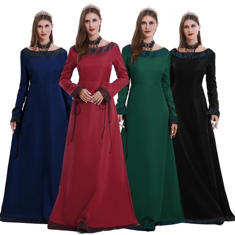 Robe longue médiévale pour fem - Medieval Renaissance Dress Women avis et prix