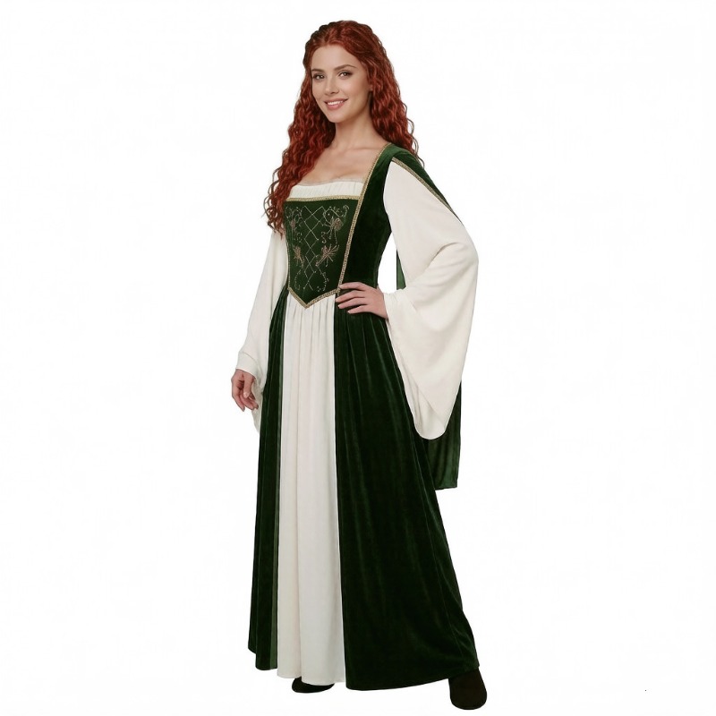 Nouveau costume de cosplay méd - Medieval Renaissance Dress Women avis et prix