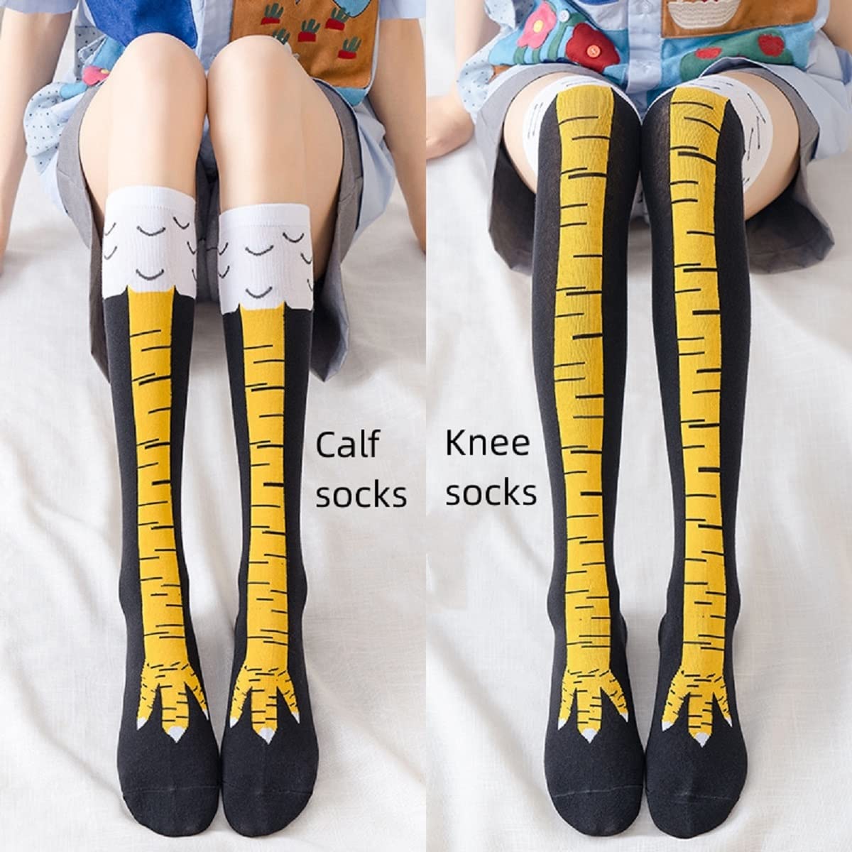 Chaussettes à griffes jetables - Funny Chicken Leg Socks avis et prix