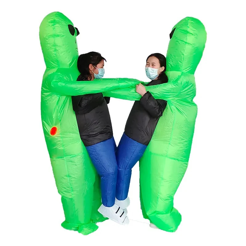 ET monstre gonflable Cary vert - Inflatable Dinosaur Costume Adult avis et prix