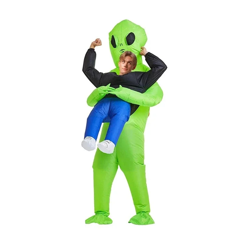 ET monstre gonflable Cary vert - Inflatable Dinosaur Costume Adult avis et prix