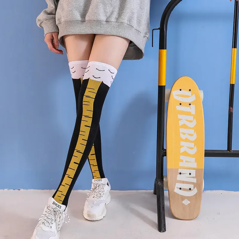 Bas patte de poulet drôle au-d - Funny Chicken Leg Socks avis et prix