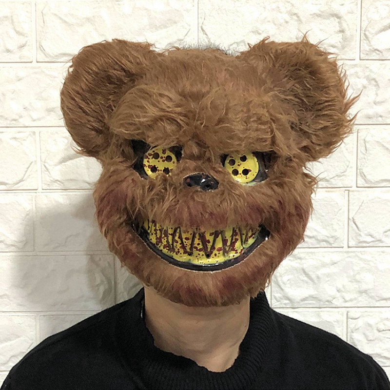 Masque d'ours en peluche sangl - Led Purge Mask Halloween avis et prix