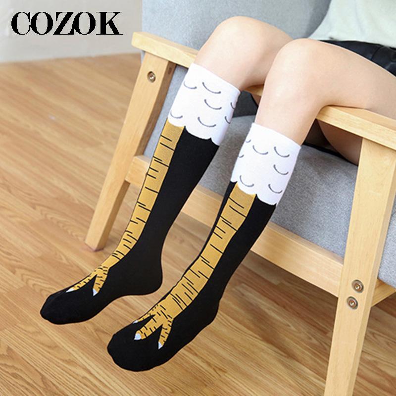 Chaussettes hautes jetables El - Funny Chicken Leg Socks avis et prix