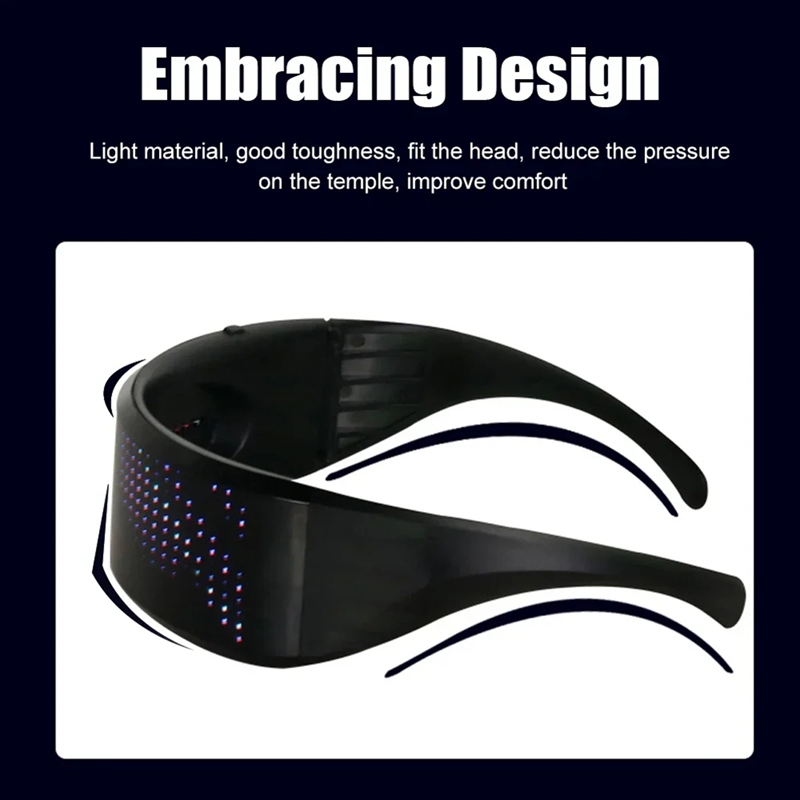Lunettes LED Lumineuses Blueto - Glow In The Dark Party Glasses avis et prix
