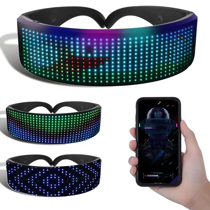 Lunettes LED Lumineuses Blueto - Glow In The Dark Party Glasses avis et prix