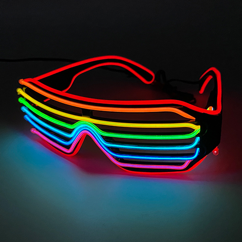 Lunettes fluorescentes colorée - Glow In The Dark Party Glasses avis et prix